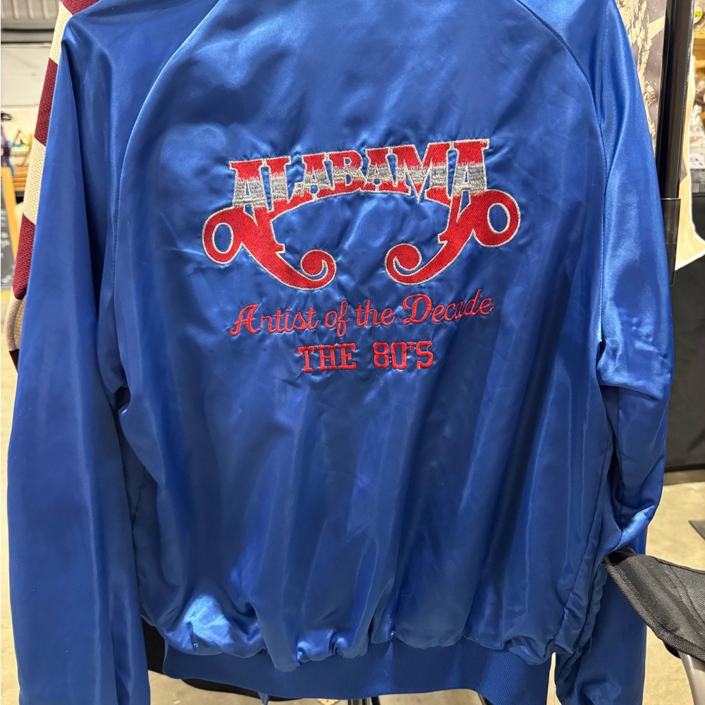 Blue Alabama Satin Jacket